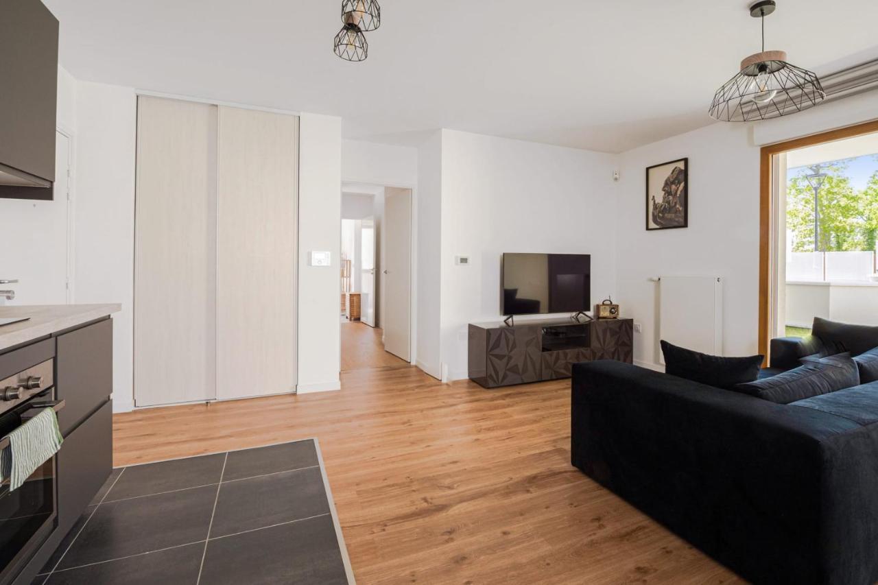 Cosygreen77 Modern Apartment With Garden And Parking Magny-le-Hongre Exteriör bild