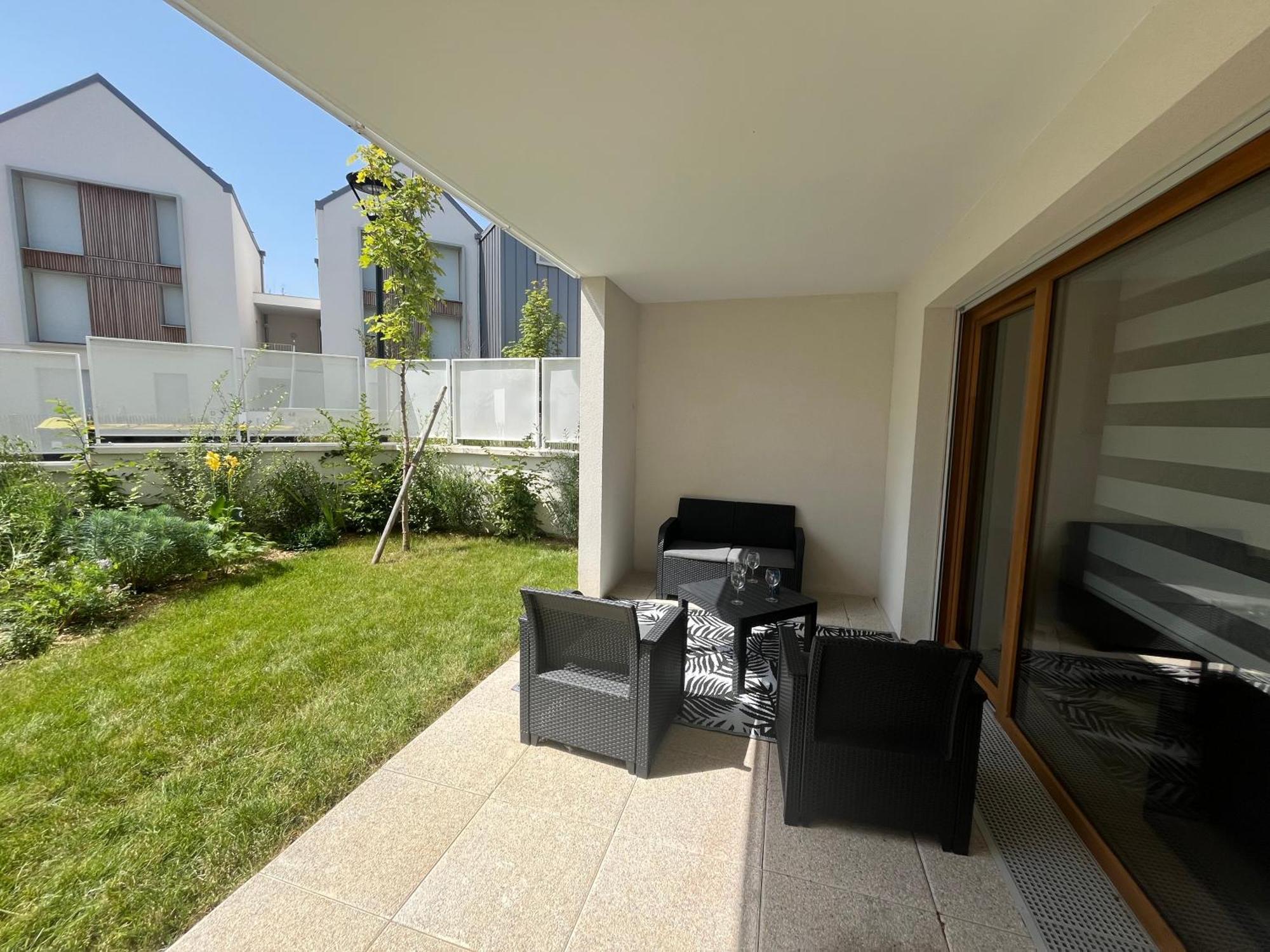 Cosygreen77 Modern Apartment With Garden And Parking Magny-le-Hongre Exteriör bild